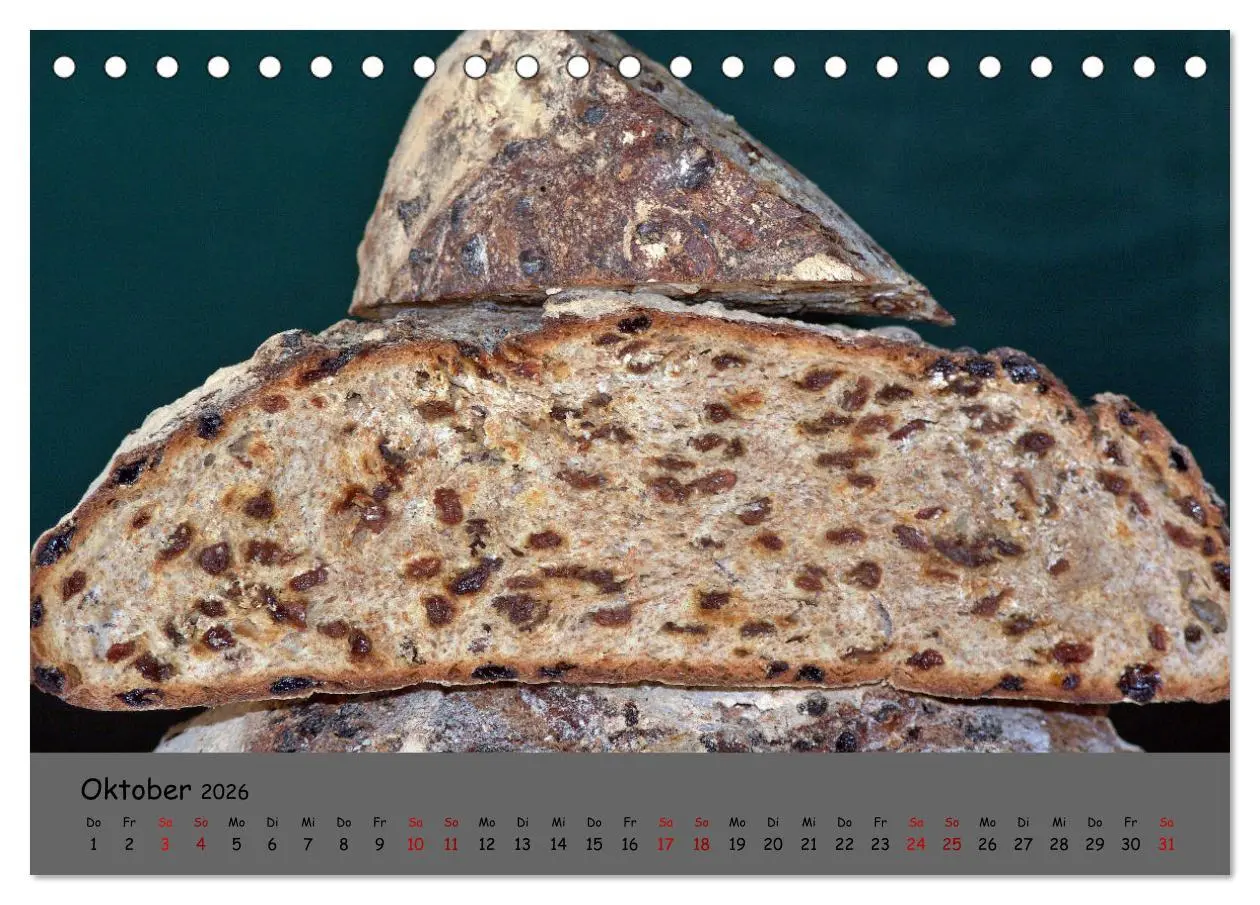Bild: 9783457602560 | Mein Brotkalender (Tischkalender 2026 DIN A5 quer), CALVENDO...