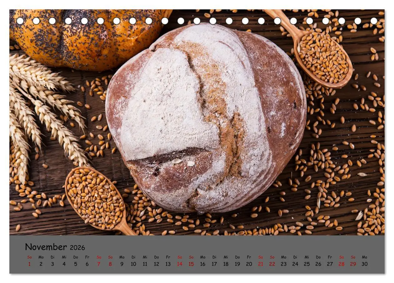 Bild: 9783457602560 | Mein Brotkalender (Tischkalender 2026 DIN A5 quer), CALVENDO...