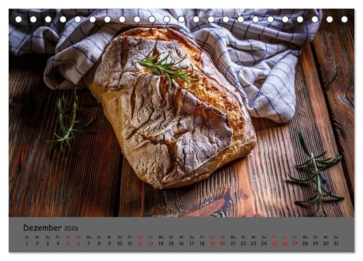 Bild: 9783457602560 | Mein Brotkalender (Tischkalender 2026 DIN A5 quer), CALVENDO...