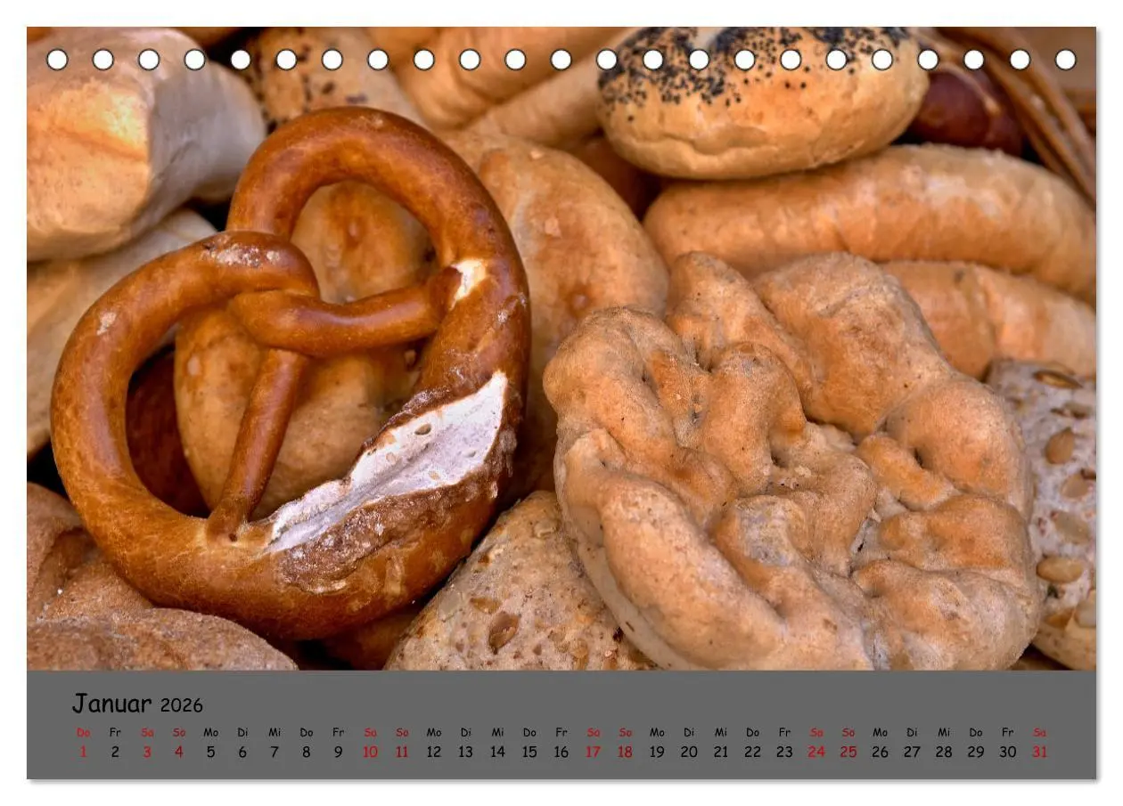 Bild: 9783457602560 | Mein Brotkalender (Tischkalender 2026 DIN A5 quer), CALVENDO...