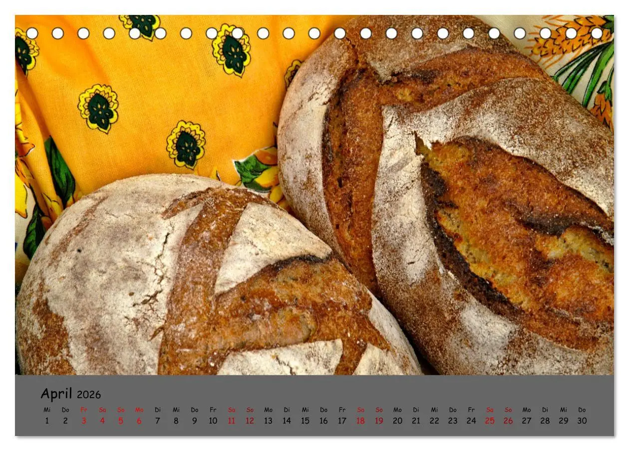 Bild: 9783457602560 | Mein Brotkalender (Tischkalender 2026 DIN A5 quer), CALVENDO...