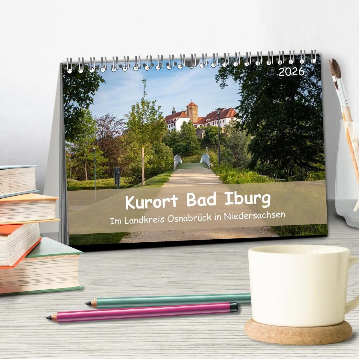 Bild: 9783457772560 | Kurort Bad Iburg (Tischkalender 2026 DIN A5 quer), CALVENDO...