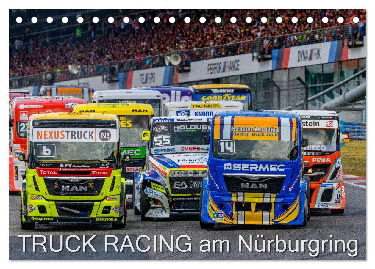 Cover: 9783457842560 | Truck Racing am Nürburgring (Tischkalender 2026 DIN A5 quer),...