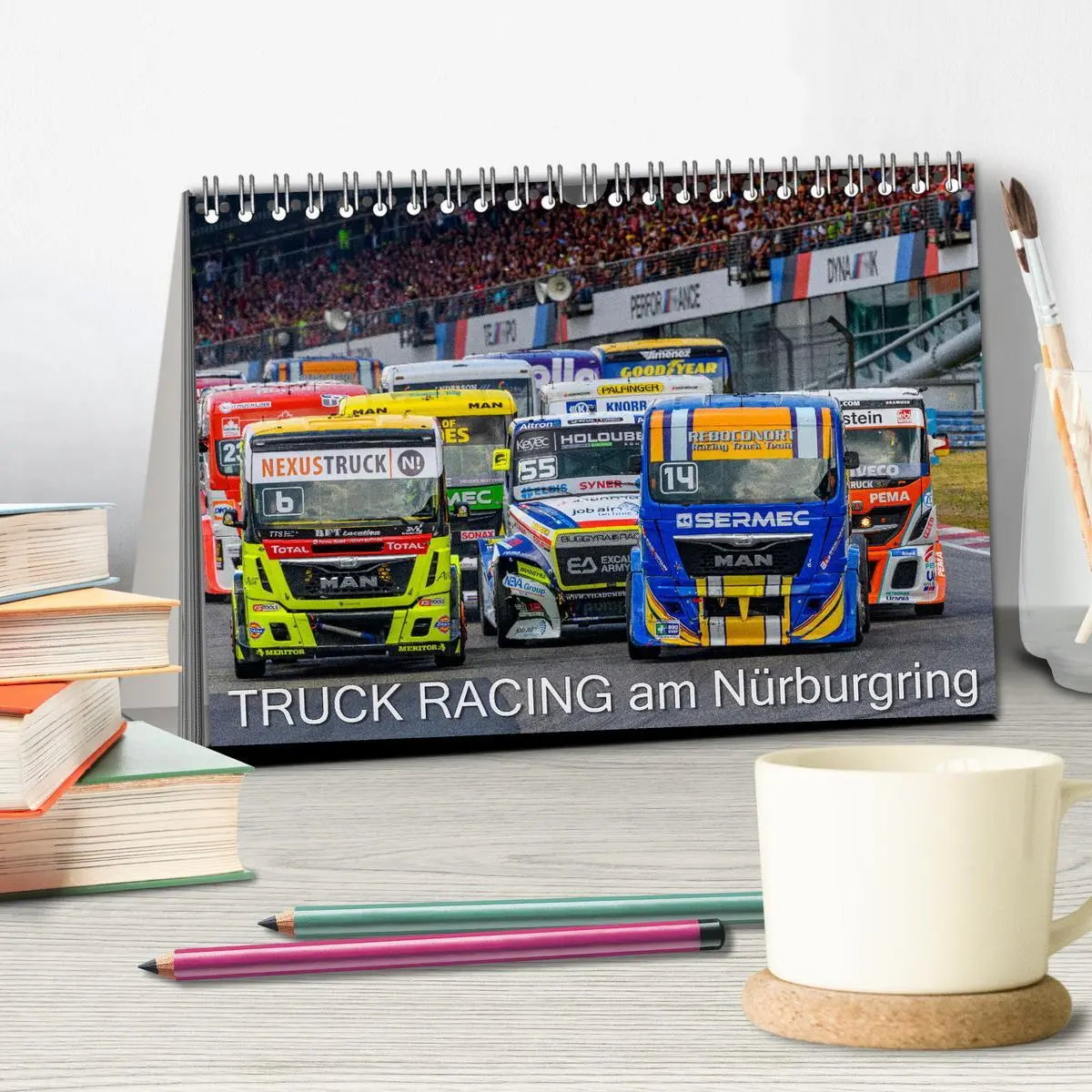 Bild: 9783457842560 | Truck Racing am Nürburgring (Tischkalender 2026 DIN A5 quer),...