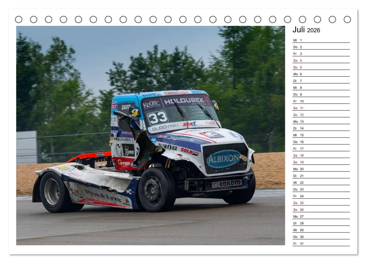 Bild: 9783457842560 | Truck Racing am Nürburgring (Tischkalender 2026 DIN A5 quer),...