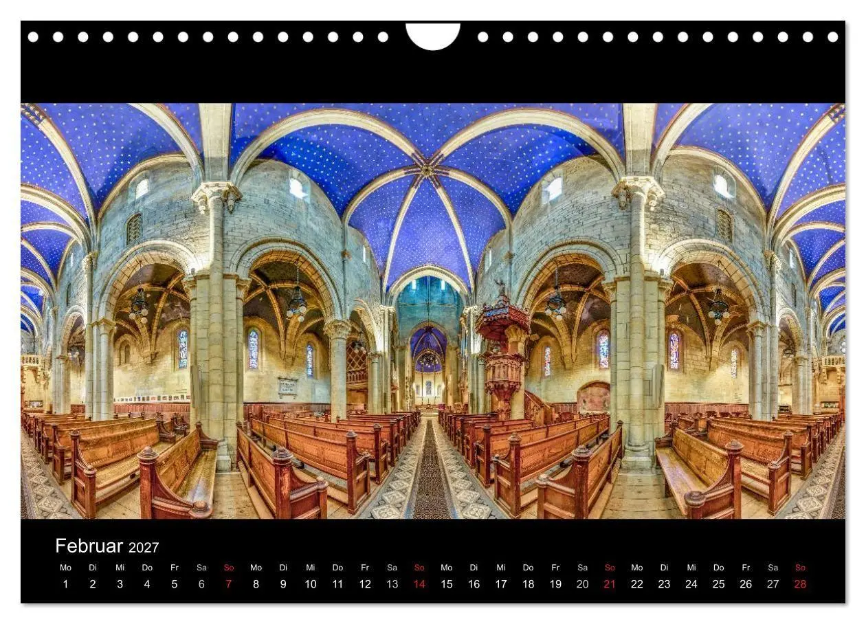 Bild: 9783569882560 | Kapellen, Kirchen und Kathedralen 2027 (Wandkalender 2027 DIN A4...