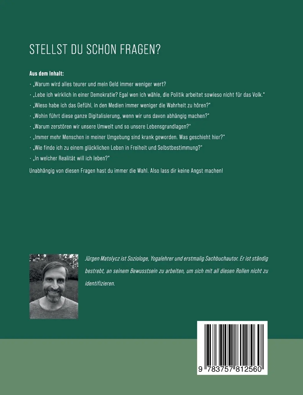 Rückseite: 9783757812560 | Das Gesamtbild | Stellst du schon Fragen? | Jürgen Matolycz | Buch