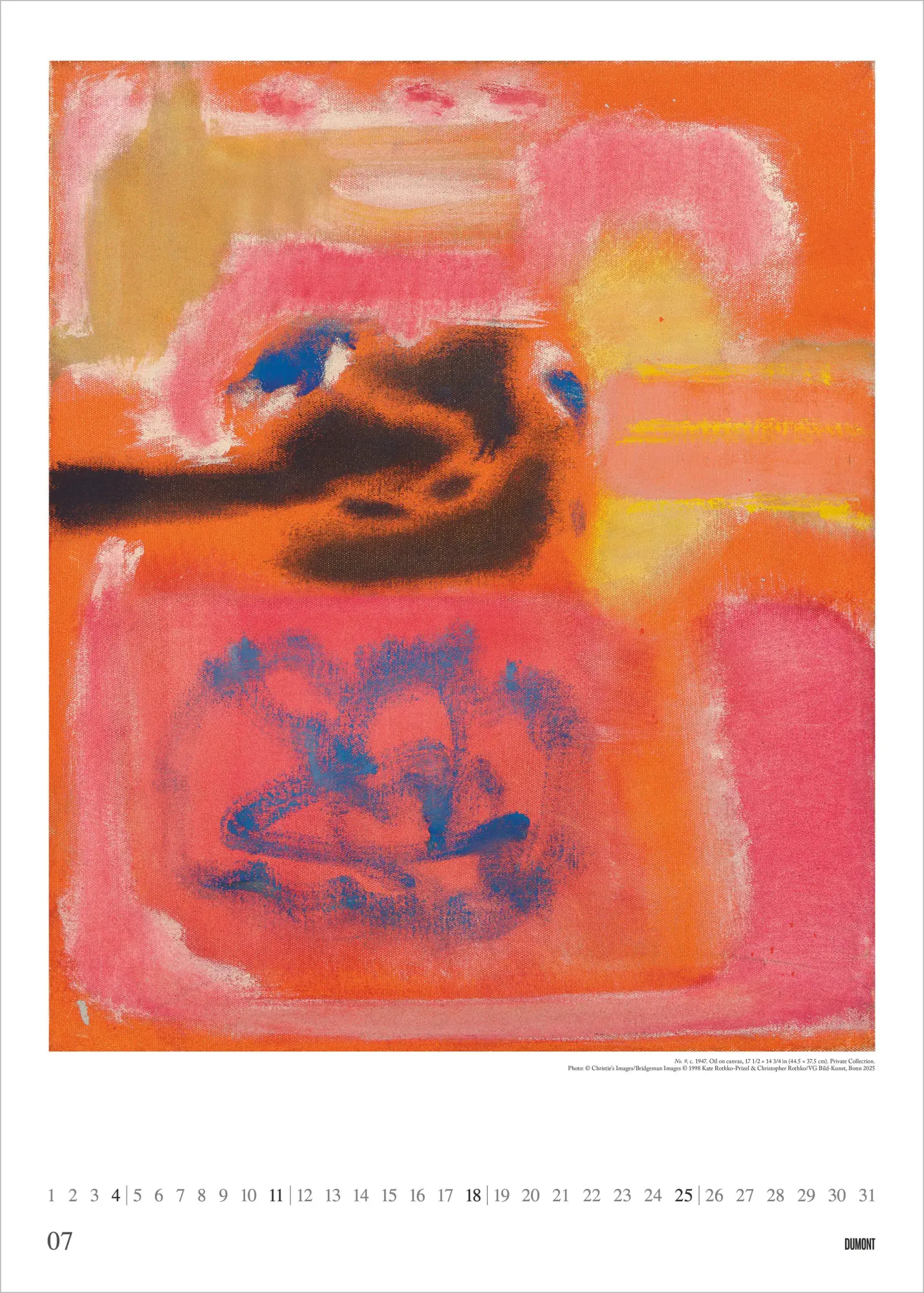 Bild: 4069095012660 | Mark Rothko 2027 | Neumann Verlage GmbH &amp; Co KG | Kalender | 14 S.