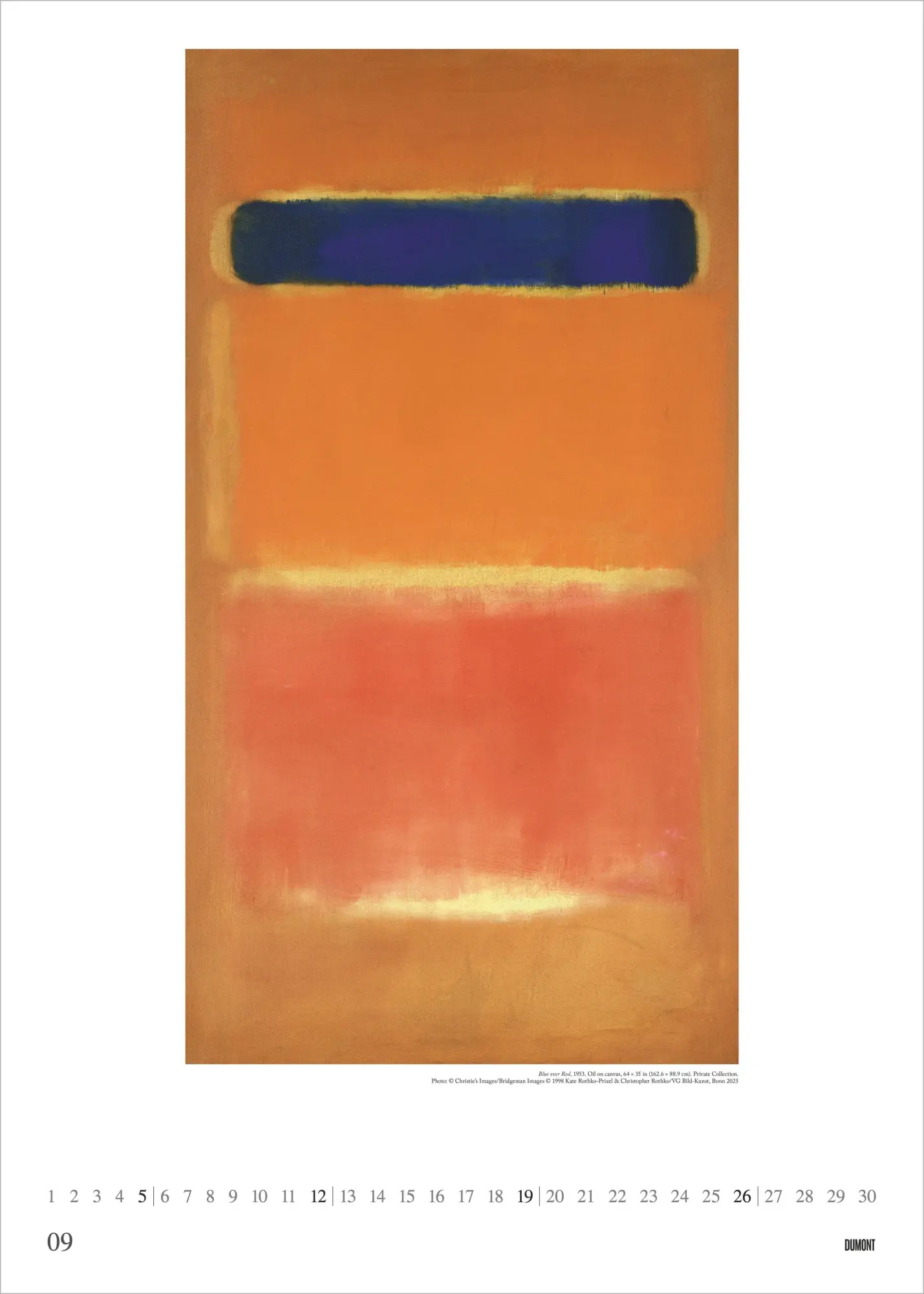 Bild: 4069095012660 | Mark Rothko 2027 | Neumann Verlage GmbH &amp; Co KG | Kalender | 14 S.