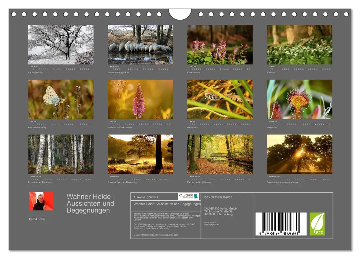 Bild: 9783457902660 | Wahner Heide - Aussichten und Begegnungen (Wandkalender 2026 DIN A4...