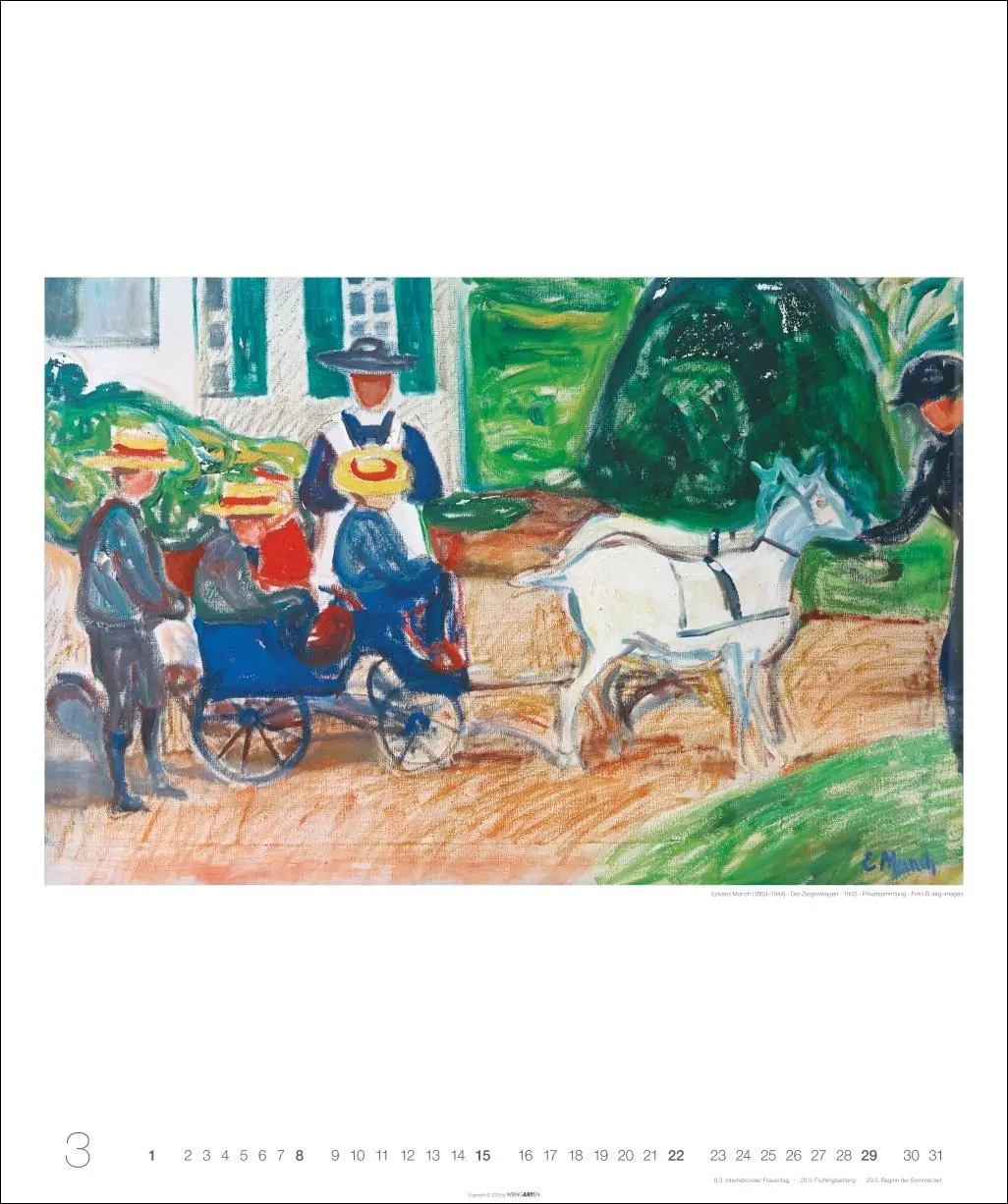 Bild: 9783839902660 | Edvard Munch Edition Kalender 2026 | Edvard Munch | Kalender | 14 S.