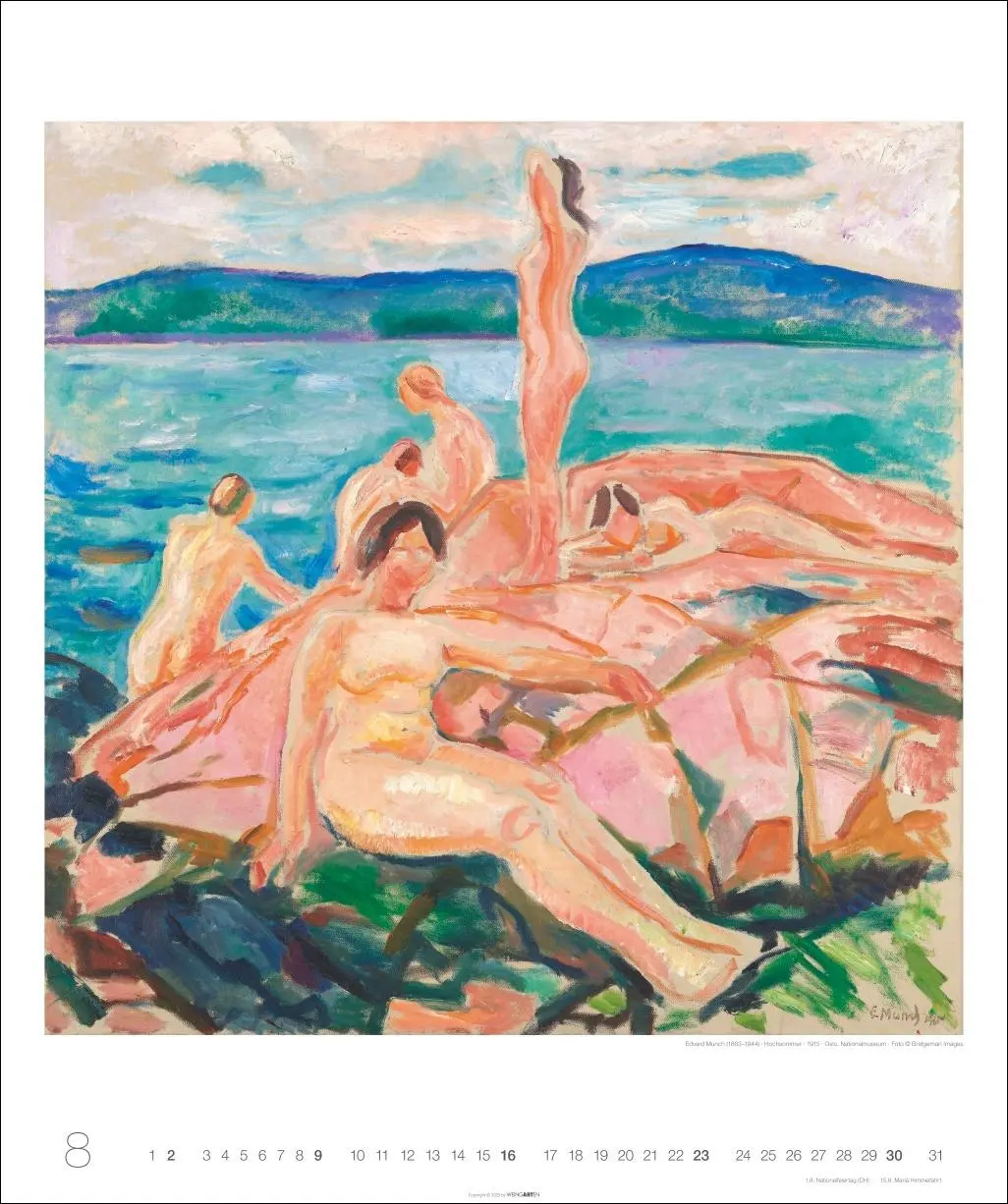 Bild: 9783839902660 | Edvard Munch Edition Kalender 2026 | Edvard Munch | Kalender | 14 S.