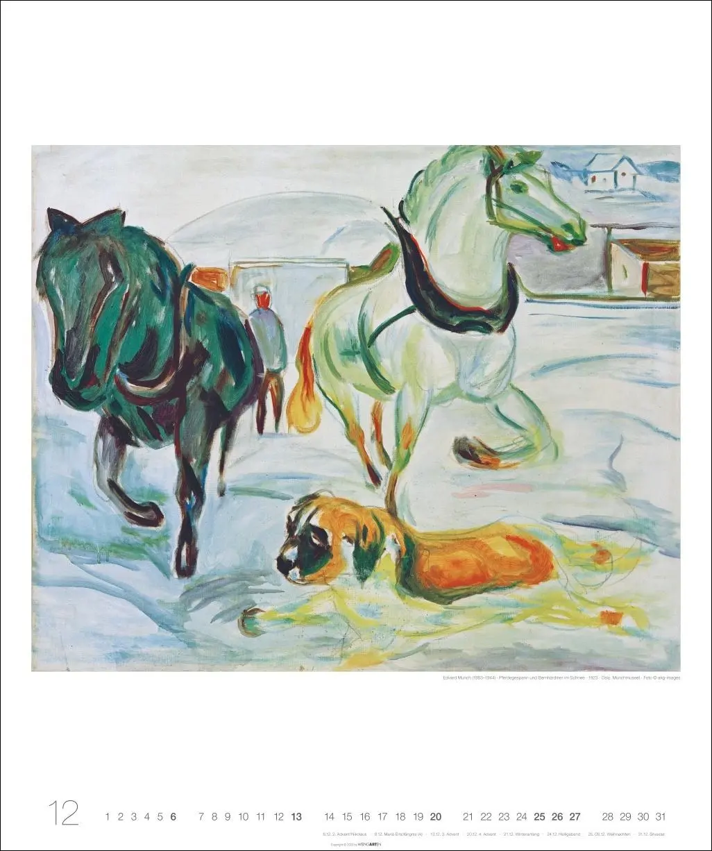Bild: 9783839902660 | Edvard Munch Edition Kalender 2026 | Edvard Munch | Kalender | 14 S.