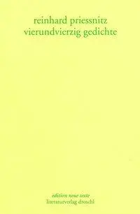 Cover: 9783854202660 | Vierundvierzig Gedichte | Reinhard Priessnitz | Taschenbuch | Deutsch