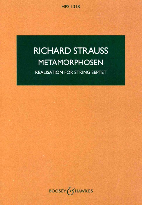 Cover: 9790060102660 | Metamorphosen | Hawkes Pocket Scores HPS 1318 | Richard Strauss | 2001