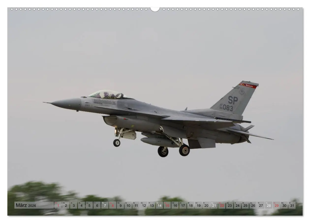 Bild: 9783457752760 | Militärjets General Dynamics F-16 Fighting Falcon (Wandkalender...
