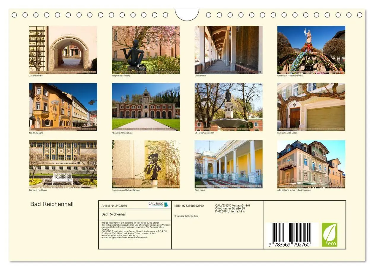 Bild: 9783569792760 | Bad Reichenhall (Wandkalender 2027 DIN A4 quer), CALVENDO...