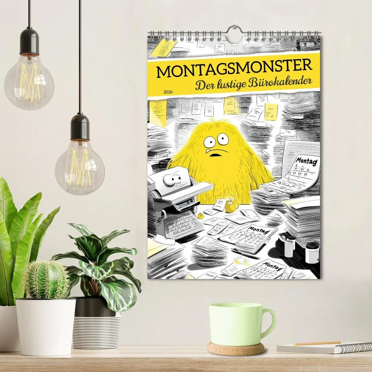 Bild: 9783516692860 | Montagsmonster - der lustige Bürokalender (Wandkalender 2026 DIN A4...