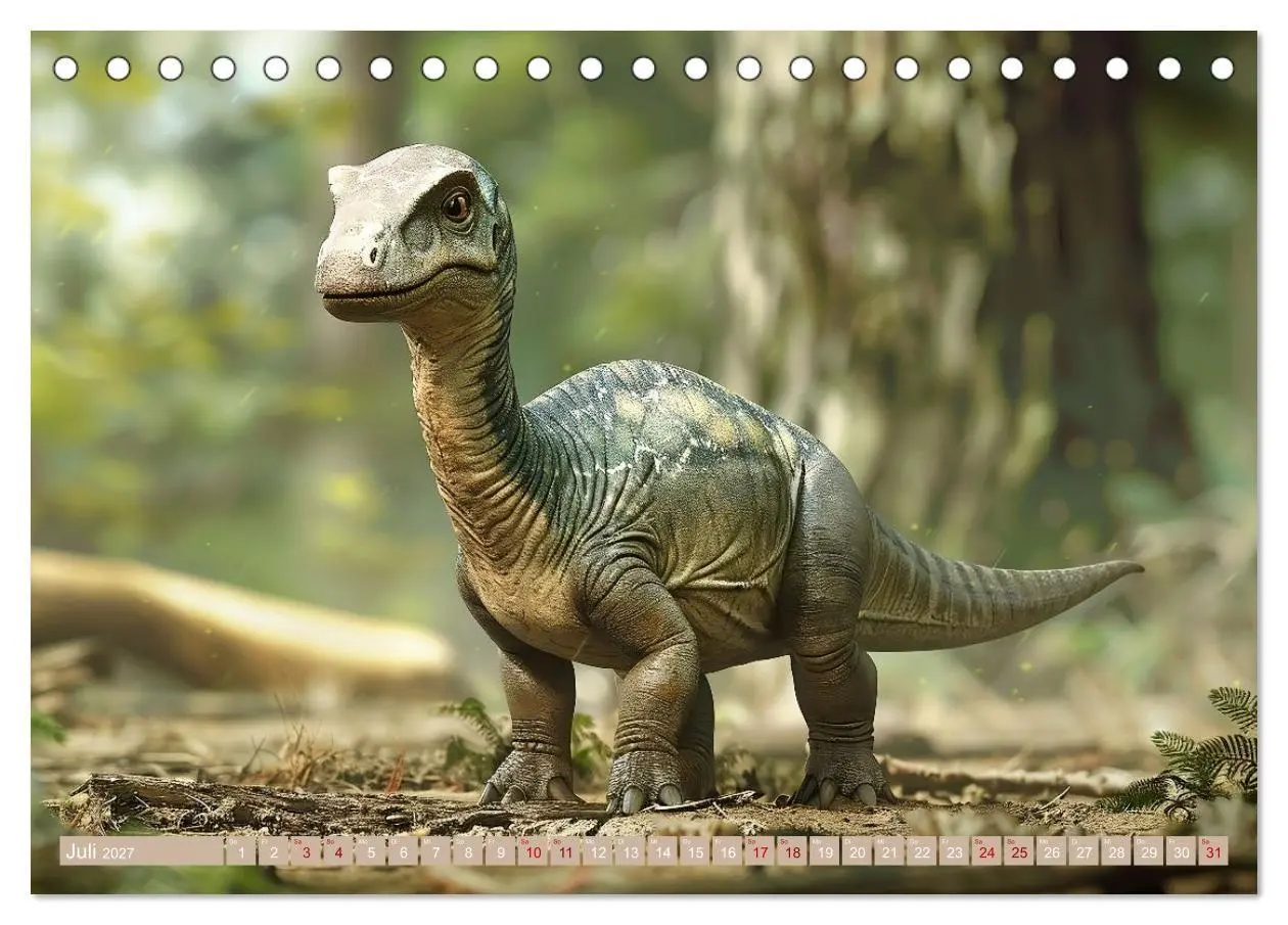 Bild: 9783569162860 | Dino-Babys (Tischkalender 2027 DIN A5 quer), CALVENDO Monatskalender