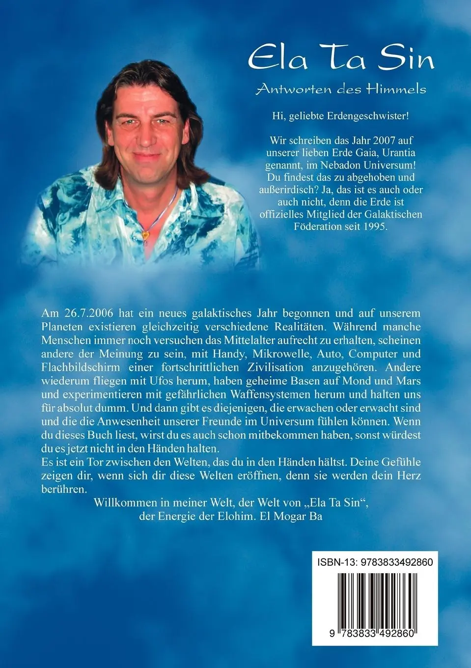 Rückseite: 9783833492860 | Ela Ta Sin - Antworten des Himmels | Ashron El Mogar Ba | Taschenbuch