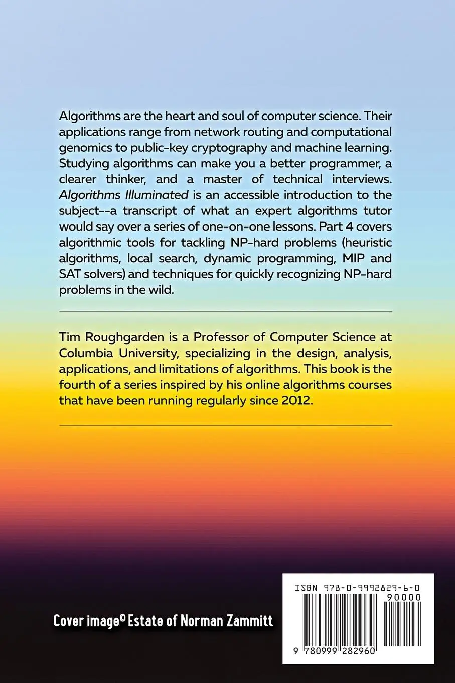 Rückseite: 9780999282960 | Algorithms Illuminated (Part 4) | Algorithms for NP-Hard Problems