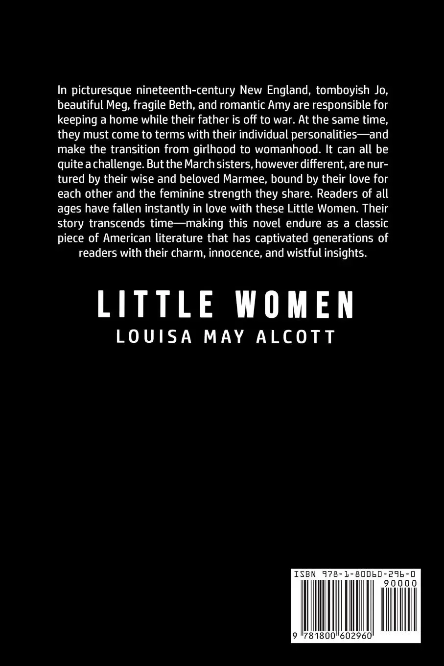 Rückseite: 9781800602960 | Little Women | Louisa May Alcott | Taschenbuch | Englisch | 2020