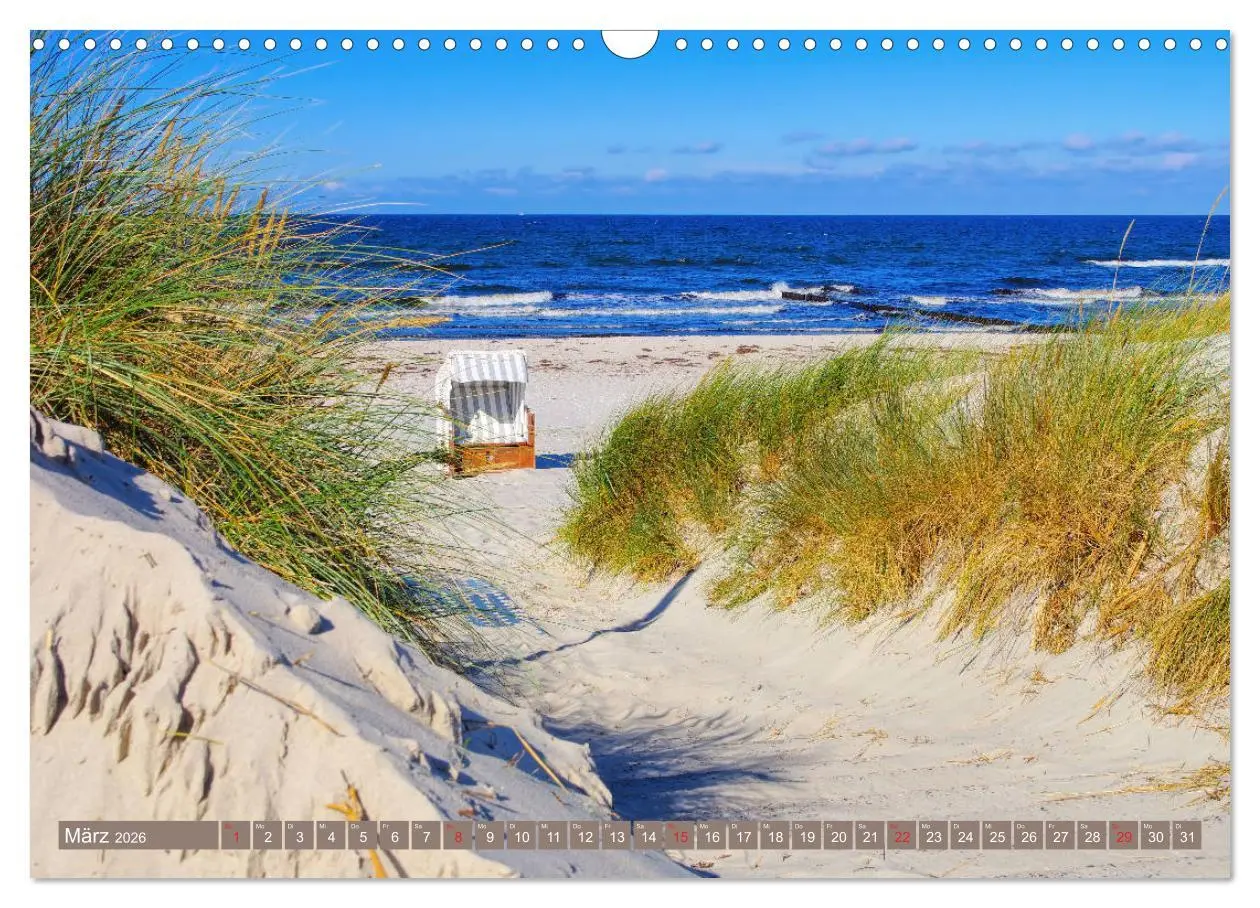 Bild: 9783457802960 | Insel Hiddensee - Dat söte Länneken (Wandkalender 2026 DIN A3...