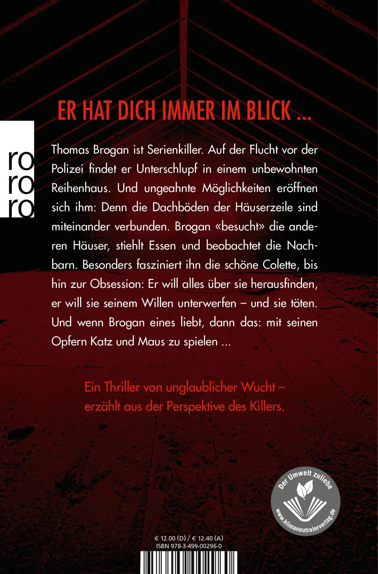 Rückseite: 9783499002960 | Der Bewohner | David Jackson | Taschenbuch | 368 S. | Deutsch | 2020