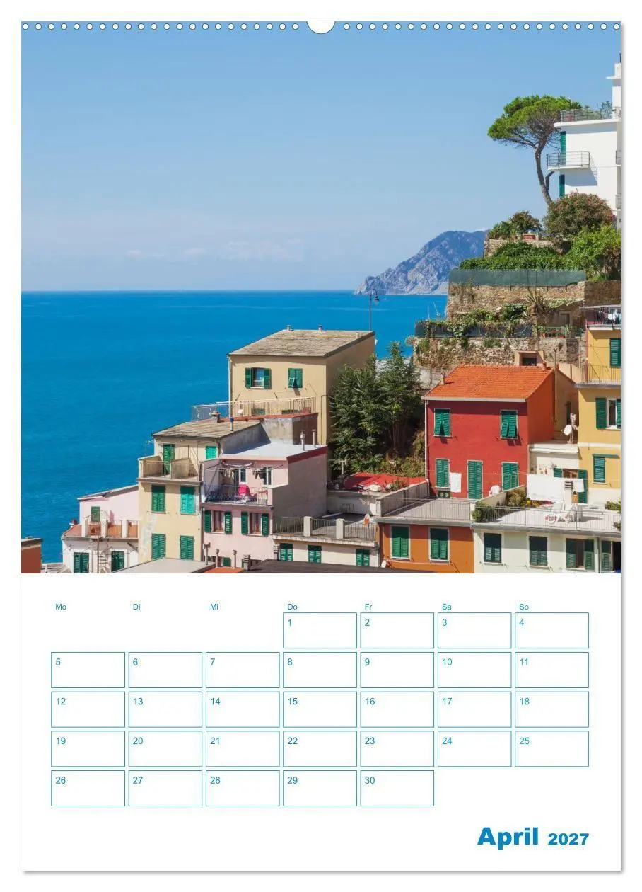 Bild: 9783569462960 | Blauer Ligurien Sommer (Wandkalender 2027 DIN A2 hoch), CALVENDO...