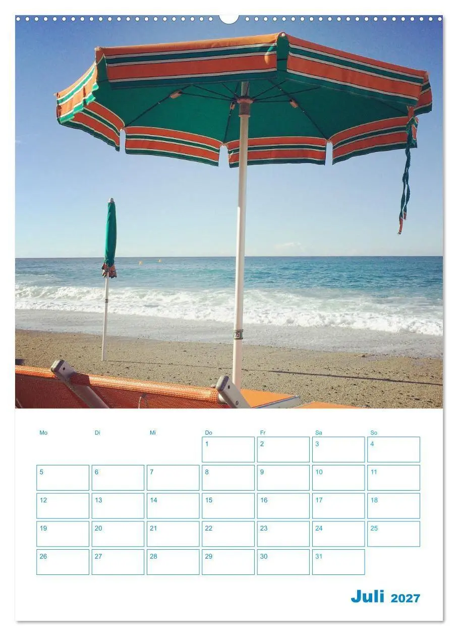 Bild: 9783569462960 | Blauer Ligurien Sommer (Wandkalender 2027 DIN A2 hoch), CALVENDO...