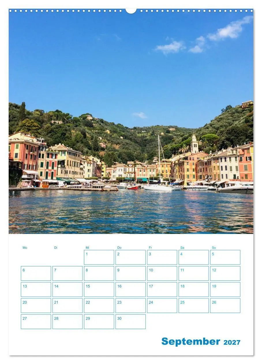 Bild: 9783569462960 | Blauer Ligurien Sommer (Wandkalender 2027 DIN A2 hoch), CALVENDO...