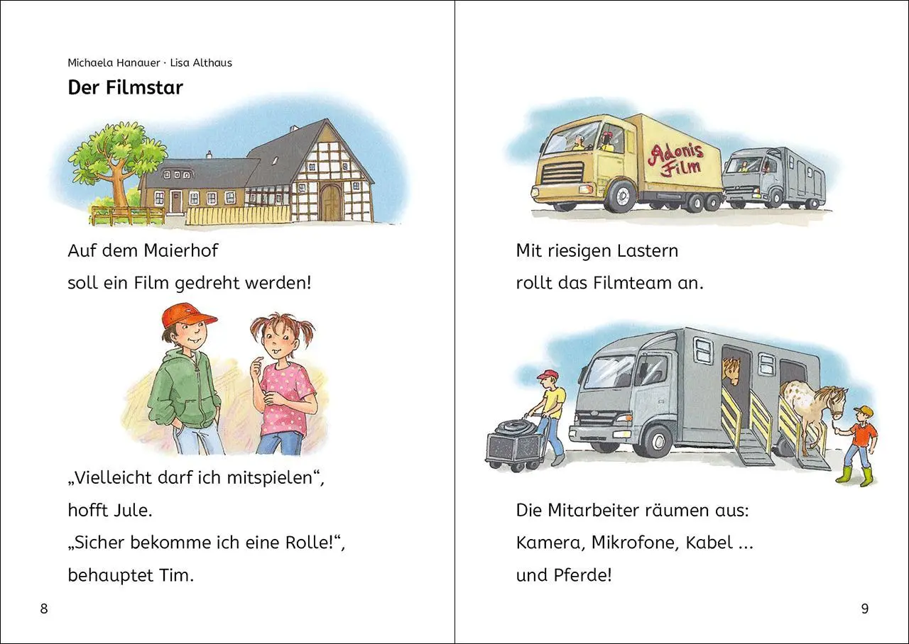 Bild: 9783743222960 | Die schönsten Leselöwen-Geschichten zum Lesenlernen - Ponys und Pferde
