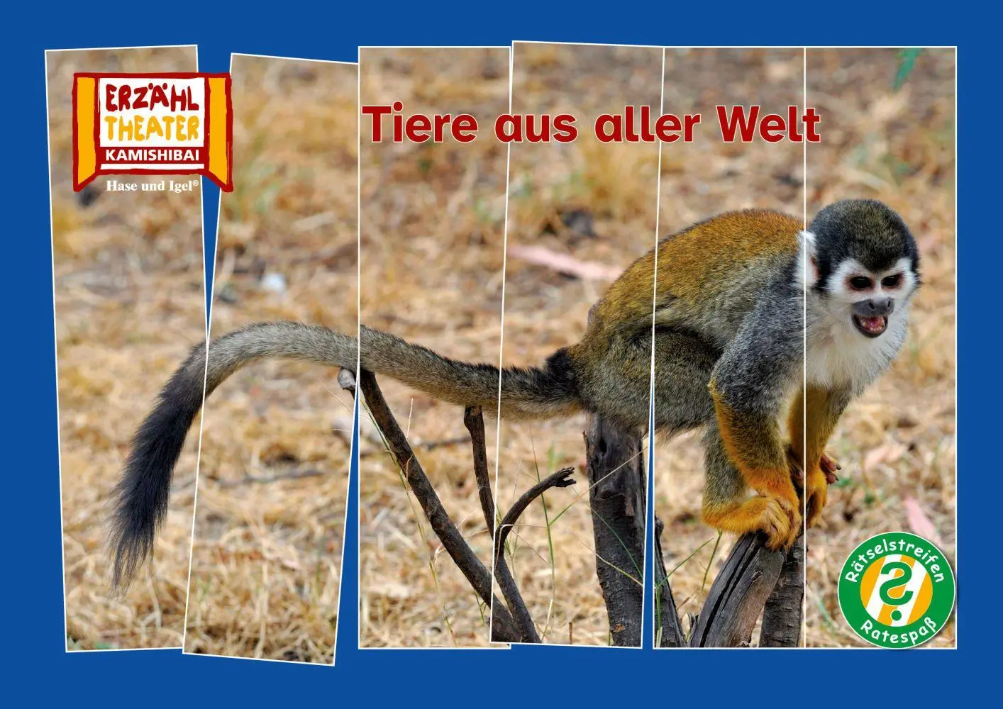 Cover: 4260505833060 | Rätselstreifen Ratespaß: Tiere aus aller Welt / Kamishibai Bildkarten