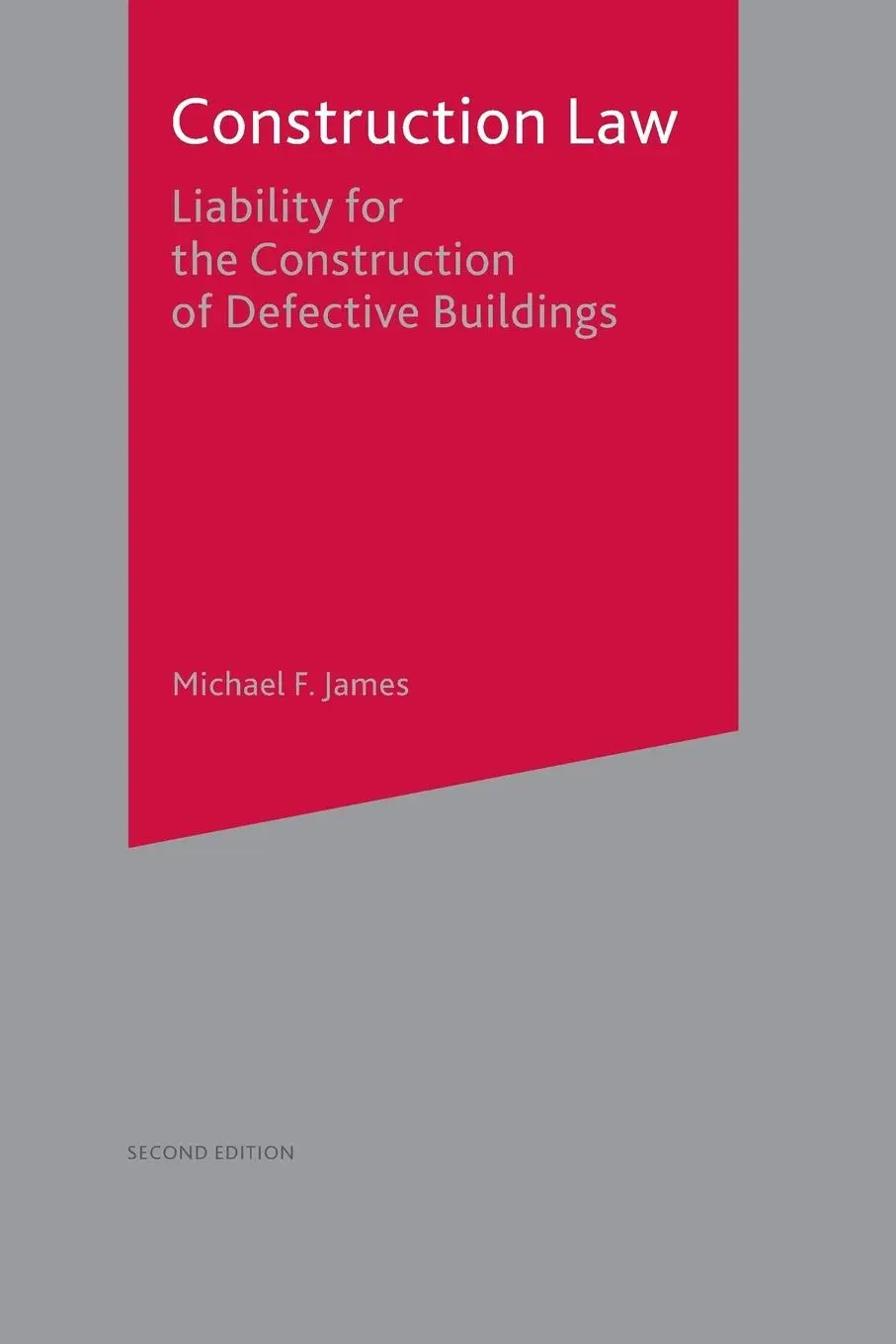 Cover: 9780333793060 | Construction Law | Micheal James | Taschenbuch | Englisch | 2001