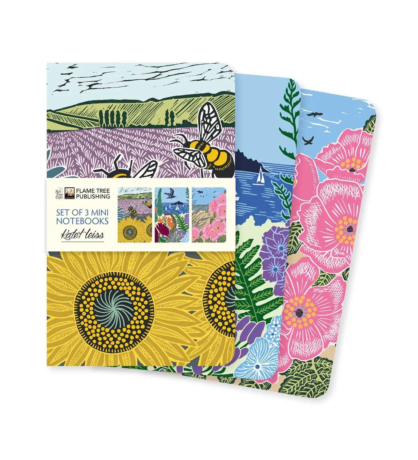 Cover: 9781804173060 | Kate Heiss Set of 3 Mini Notebooks | Flame Tree Publishing | Buch