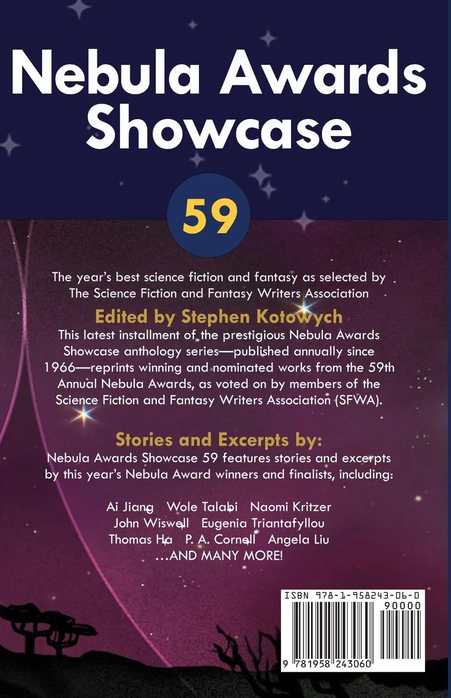 Rückseite: 9781958243060 | Nebula Awards Showcase 59 | Ai Jiang (u. a.) | Taschenbuch | Englisch