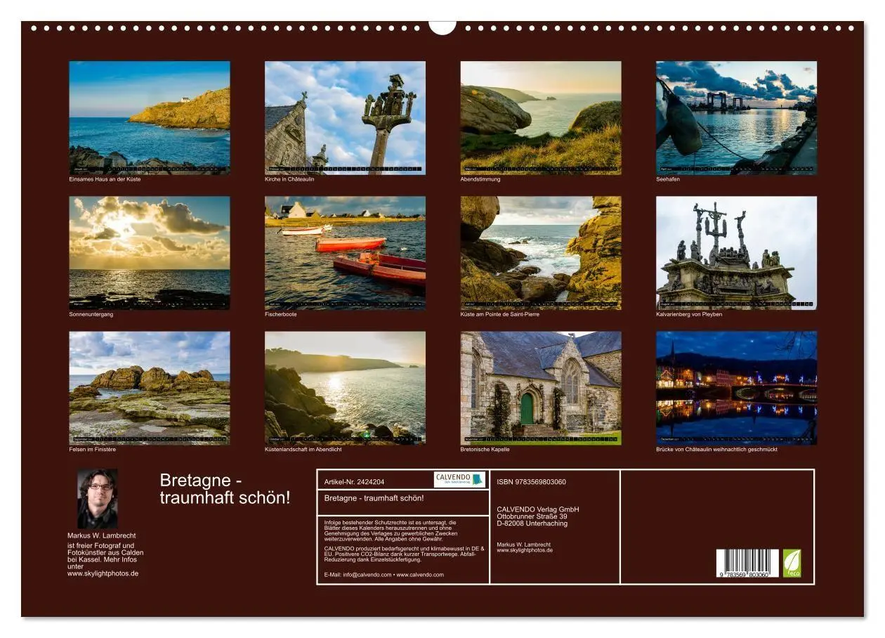 Bild: 9783569803060 | Bretagne - traumhaft schön! (Wandkalender 2027 DIN A2 quer),...