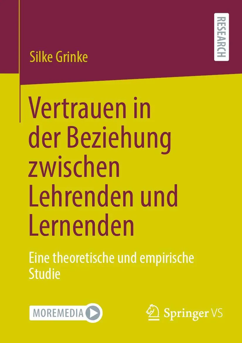 Cover: 9783658383060 | Vertrauen in der Beziehung zwischen Lehrenden und Lernenden | Grinke