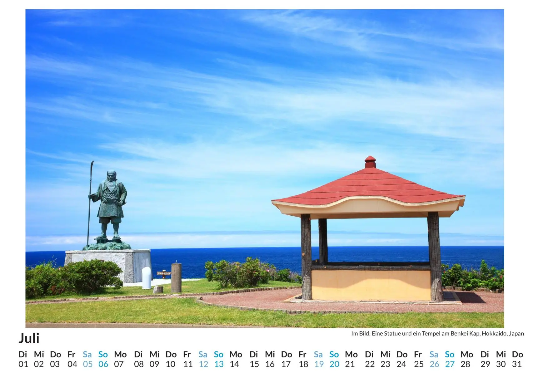 Bild: 9783759123060 | Hokkaido - (Wandkalender 2025, Kalender DIN A4 quer, Monatskalender...