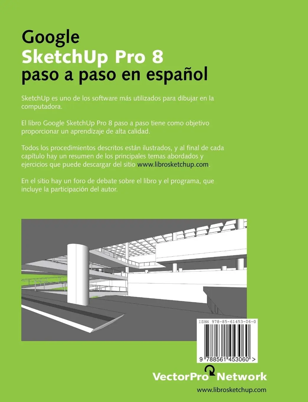 Rückseite: 9788561453060 | Google SketchUp Pro 8 paso a paso en español | Joao Gaspar | Buch