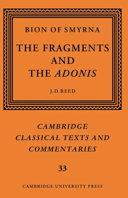 Cover: 9780521573160 | Bion of Smyrna | The Fragments and the Adonis | Bion (u. a.) | Buch