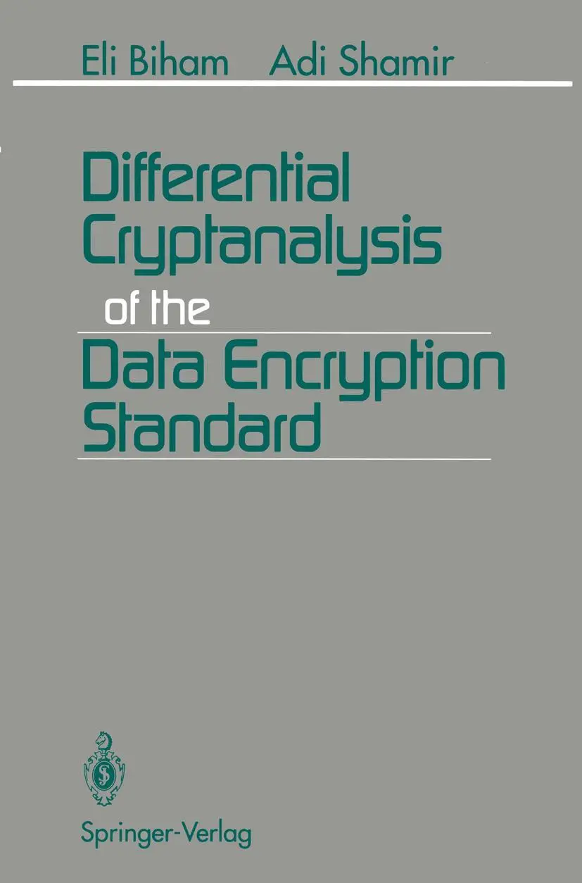Cover: 9781461393160 | Differential Cryptanalysis of the Data Encryption Standard | Buch | IX