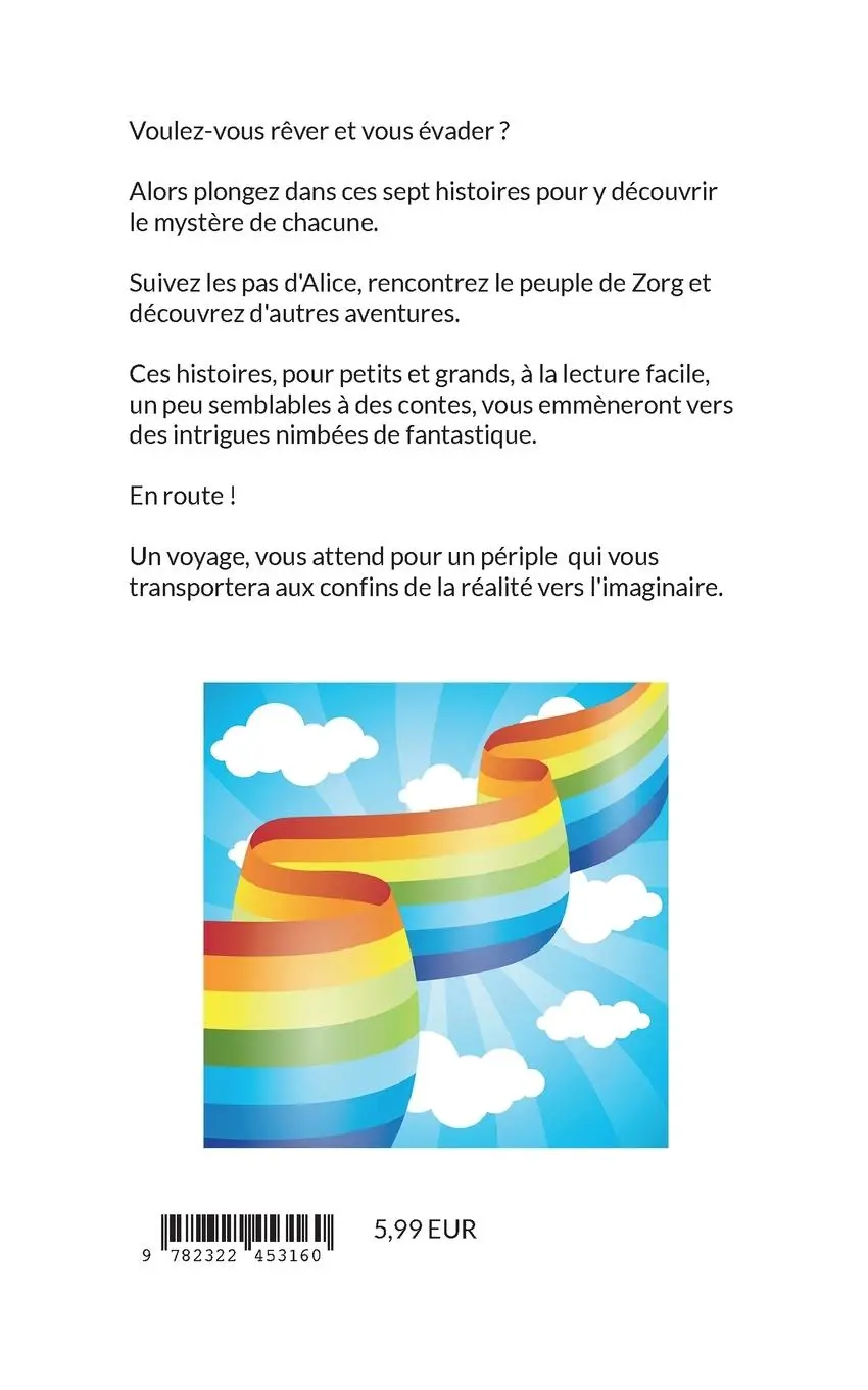 Rückseite: 9782322453160 | Mystères | Sept histoires abracadabrantesques | Brigitte Carobolante