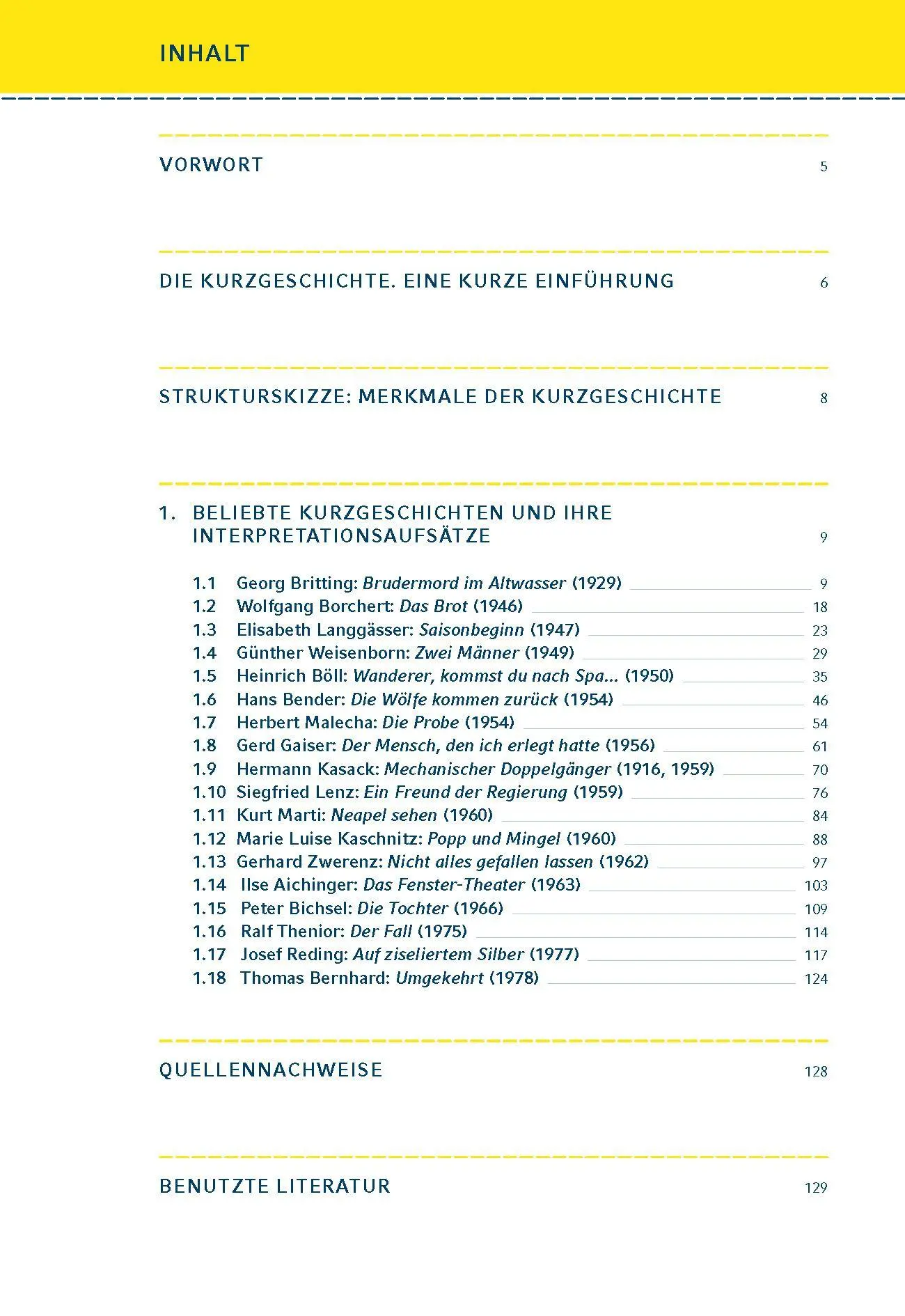 Bild: 9783129303160 | Beliebte Kurzgeschichten interpretiert | Georg Britting (u. a.) | Buch