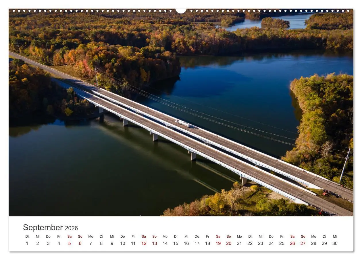 Bild: 9783457613160 | Ohio - Eine Reise durch den Buckeye State (Wandkalender 2026 DIN A2...