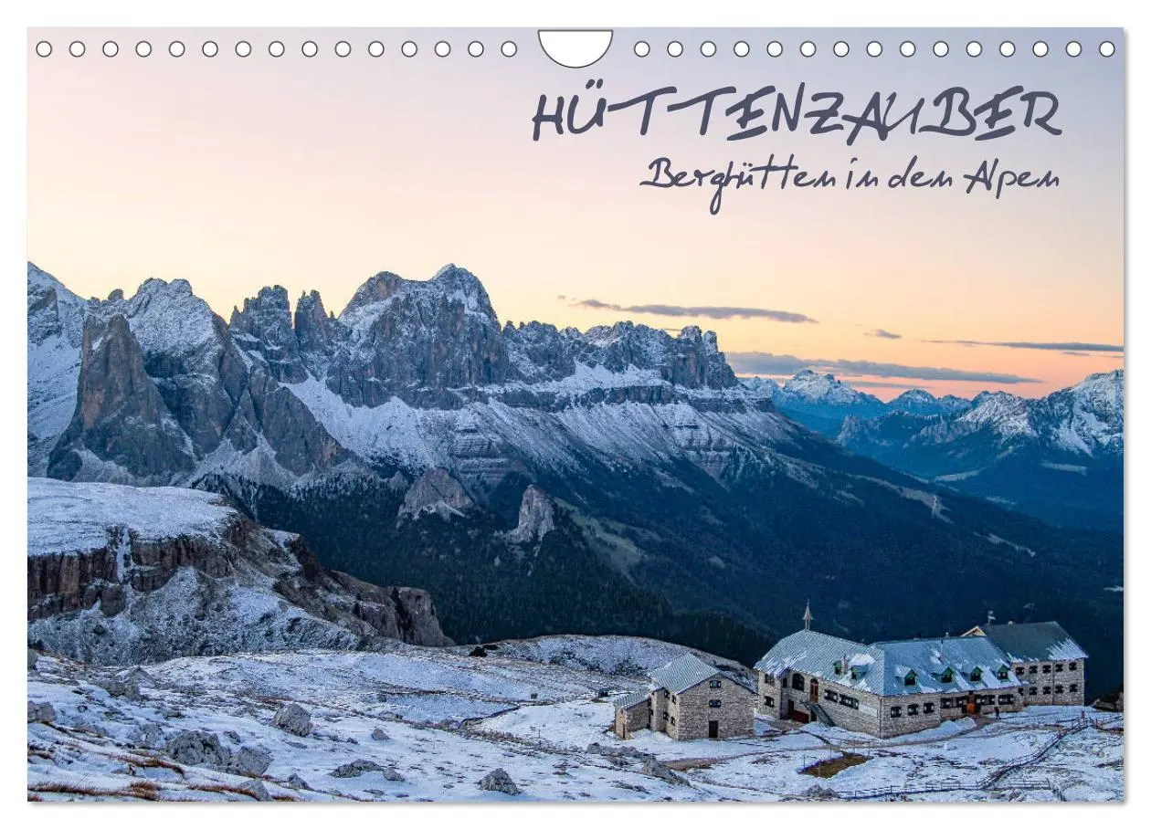 Cover: 9783457923160 | Hüttenzauber: Berghütten in den Alpen (Wandkalender 2026 DIN A4...