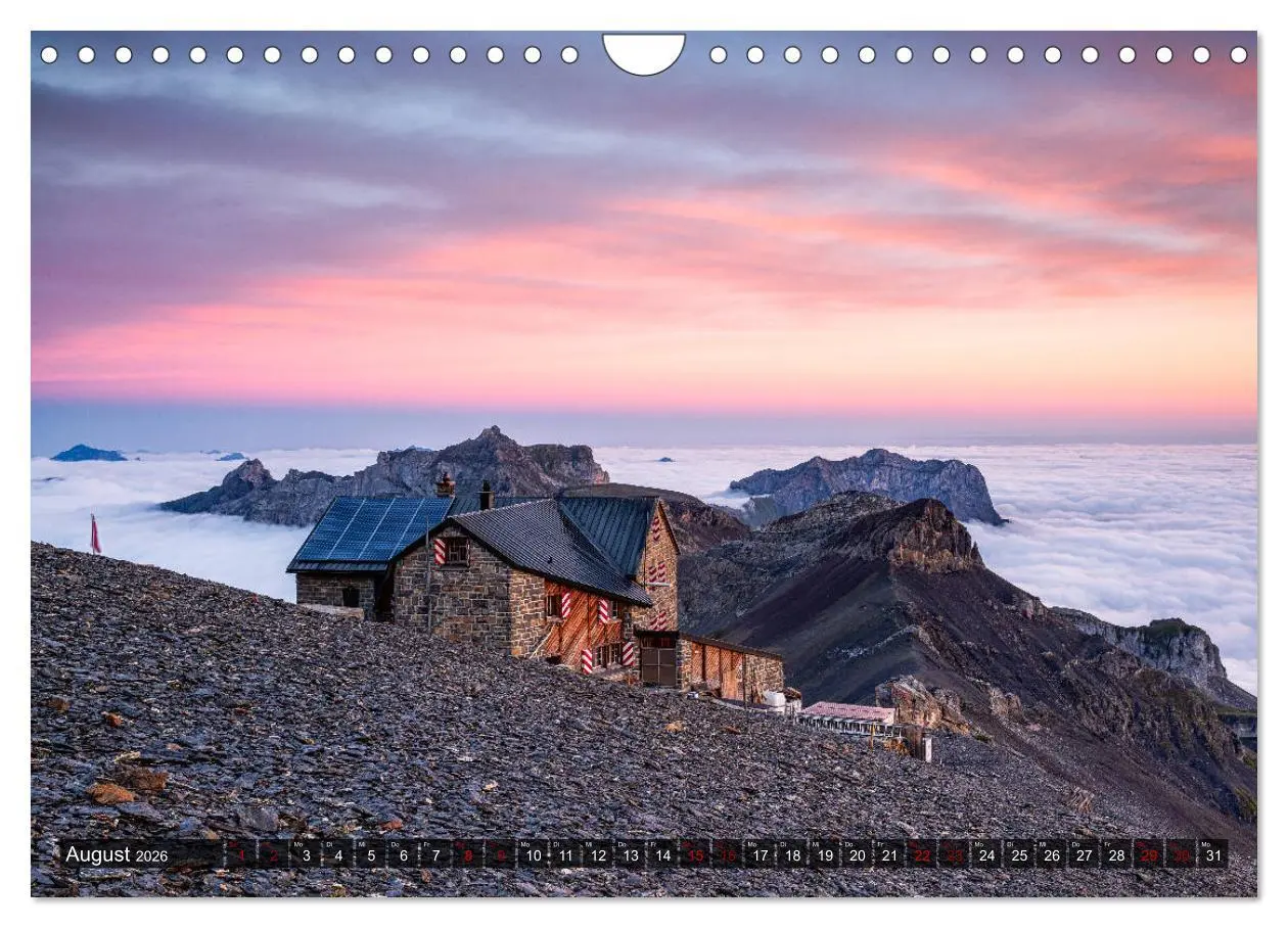 Bild: 9783457923160 | Hüttenzauber: Berghütten in den Alpen (Wandkalender 2026 DIN A4...
