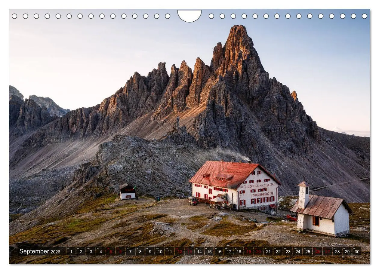 Bild: 9783457923160 | Hüttenzauber: Berghütten in den Alpen (Wandkalender 2026 DIN A4...