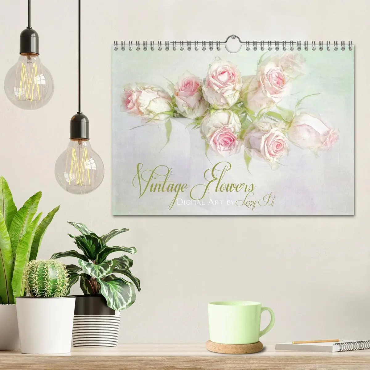 Bild: 9783516183160 | Vintage Flowers (Wandkalender 2026 DIN A4 quer), CALVENDO...