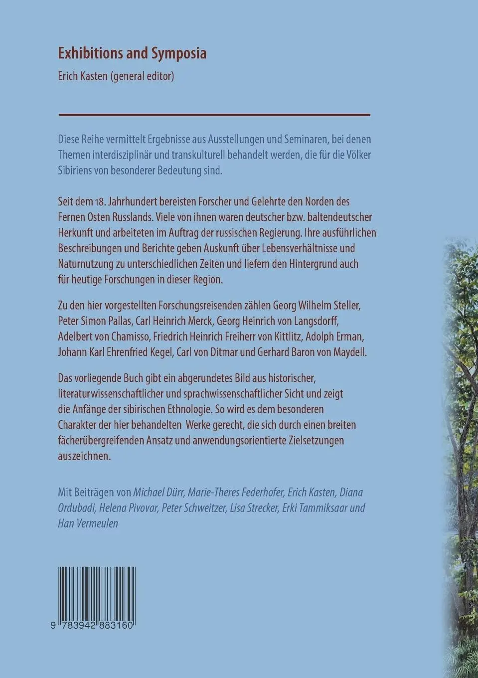 Rückseite: 9783942883160 | Reisen an den Rand des Russischen Reiches | Erich Kasten | Taschenbuch